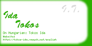 ida tokos business card